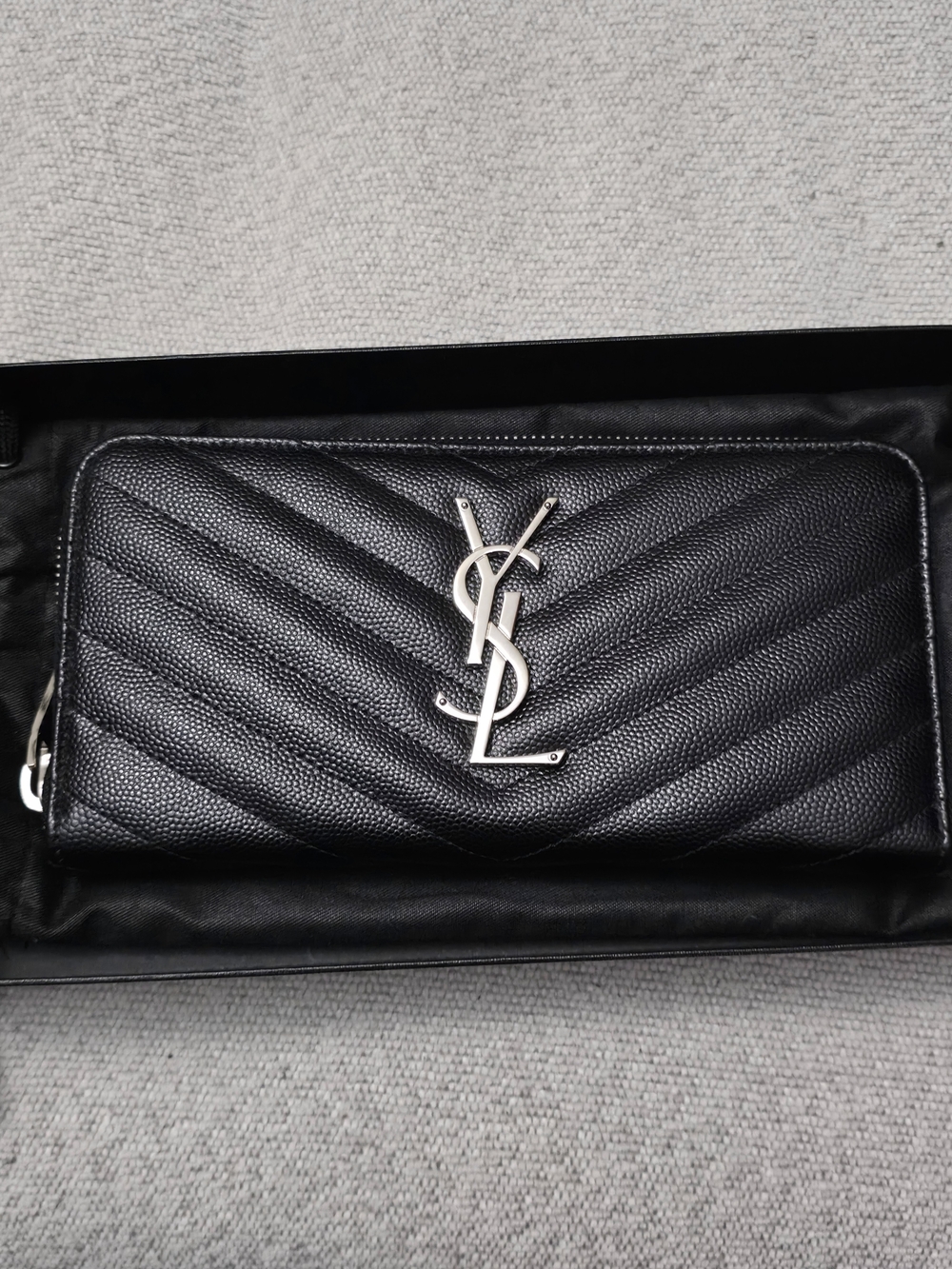 YSL Long Leather Wallet